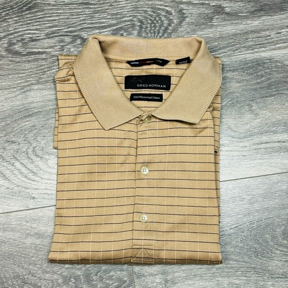 Greg Norman Collection Other - Greg Norman Mercerized Cotton‎ Golf Polo XL 229
